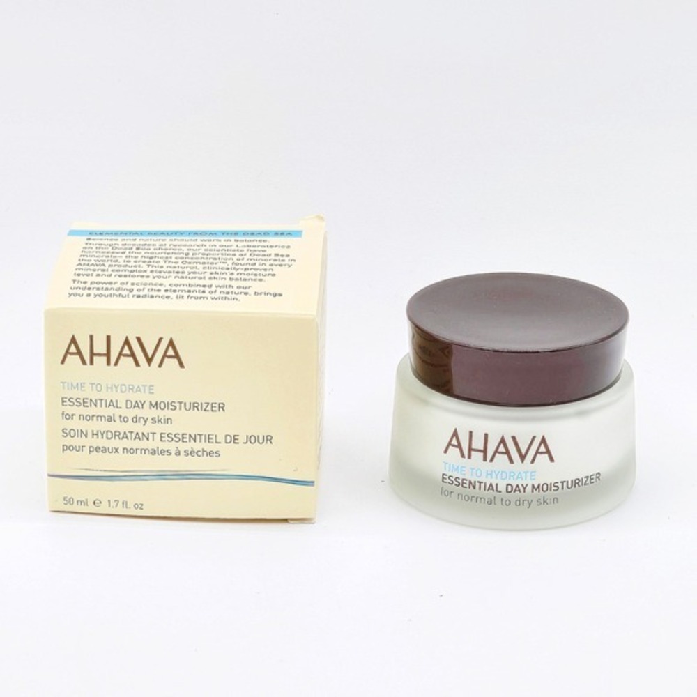 AHAVA Essential Day Moisturizer 50ml 1.7oz Normal to Dry Skin Time to Hydrate